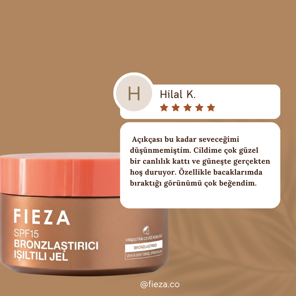 Işıltılı Bronzlaştırıcı Jel